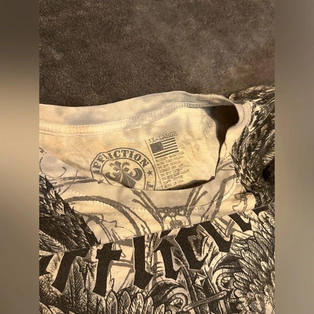 Affliction shirt mens size 3xl xxxl - Picture 6 of 7